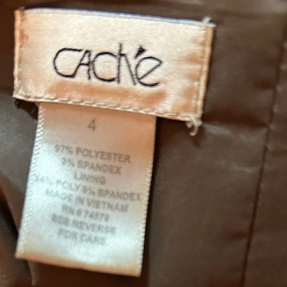 🍩Vintage Cache mini skirt animal print. Size 4 - Picture 3 of 5